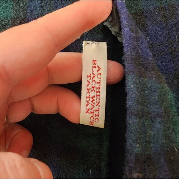 Pendleton Button Up Flannel Shirt Shacket Youth Sz XL 100% Wool USA Plaid Blue - Picture 8 of 8